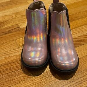 GAP Kids Holographic Pink Boots